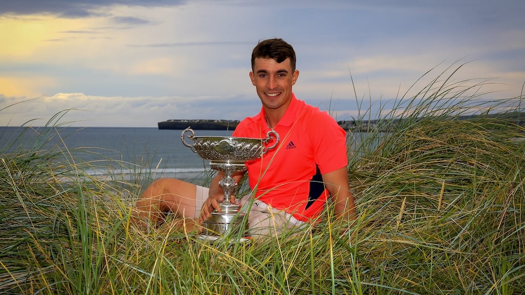 Sean Desmond (Monkstown), winner of The South of Ireland Amateur Open Championship in Lahinch, Co Clare on Sunday. Photograph: Thos Caffrey/golffile