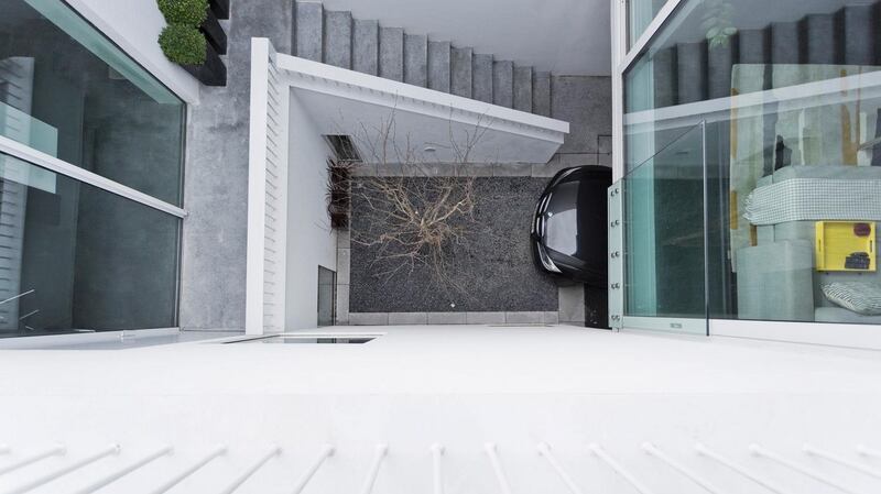 Dublin: Price’s Lane, ODOS Architects origami puzzle in Ranelagh