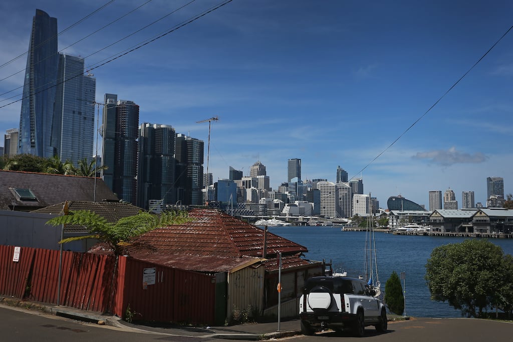 Australia is grappling with a deepening housing crisis which could make life more difficult for those arriving on working holidays. Photograph: Lisa Maree Williams/Bloomberg via Getty Images