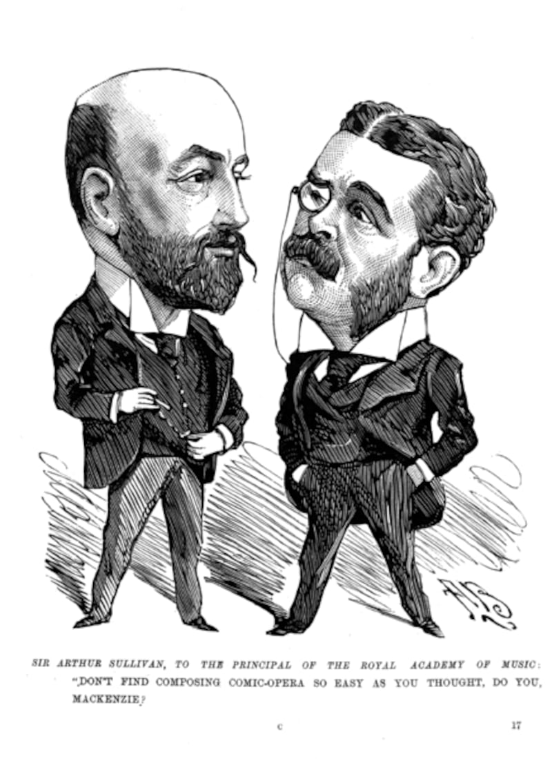 A barbed comment for Arthur Sullivan’s detractors from Entr’acte Annual, 1898.
