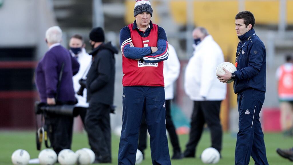 Cork manager Ronan McCarthy has been banned for 12 weeks. Photo: Laszlo Geczo/Inpho