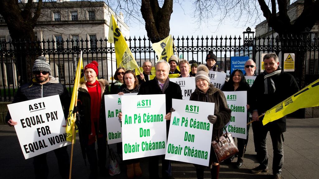 The ASTI leadership had urged members to reject the proposed agreement in the ballot. File photograph: The Irish Times