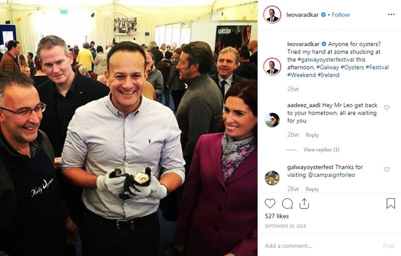 Instagram: one of Leo Varadkar’s posts