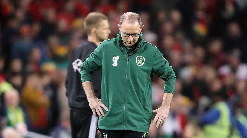 Martin O’Neill’s Republic of Ireland side are 33rd in the latest rankings. Photograph: Niall Carson/PA Wire.