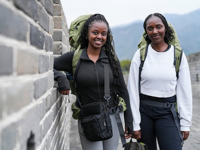 Race Across the World: Elizabeth and Letitia. Photograph: Studio Lambert/BBC