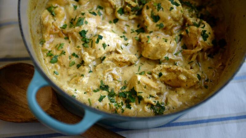 Butter chicken. Photograph: Cyril Byrne