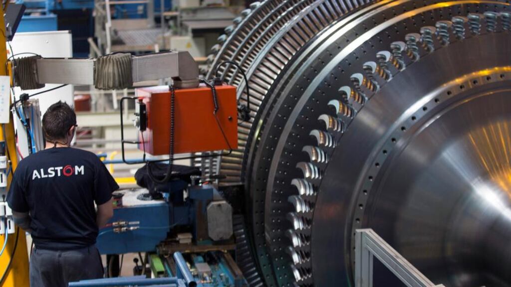 In its ruling, the regulator has left the state little leeway for buying Alstom shares in the open market. Photograph: Simon Dawson/Bloomberg