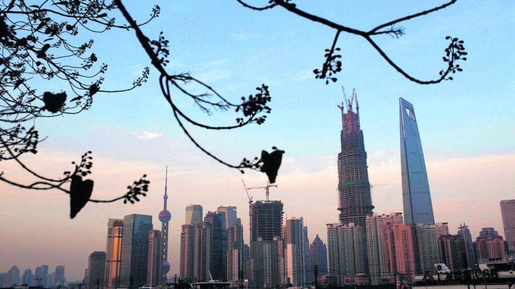 The financial district of Pudong in Shanghai: China’s real estate investment rose 16.7 percent in the first 11 months of 2012 from the same period a year earlier