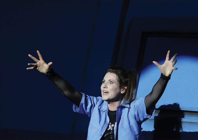 Naomi Louisa O'Connell in Emma O'Halloran's Mary Motorhead: The mezzo-soprano has a highly dramatic presence and was quick to agree to play the role of the imprisoned woman. Photograph: Maria Baranova