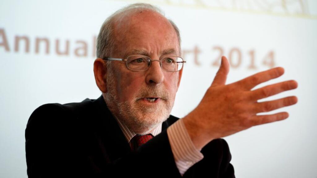 Central Bank governor Patrick Honohan: ‘The Central Bank’s work focused on the integrity of IBRC governance processes and controls.’ Photograph: Cyril Byrne
