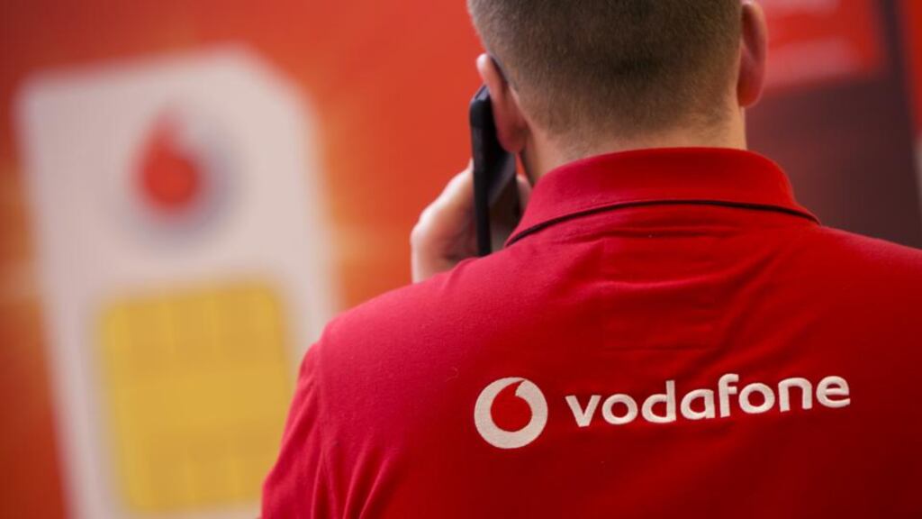 Vodafone has reported a smaller-than-projected decline in fourth-quarter wireless service revenue. Photo: Bloomberg