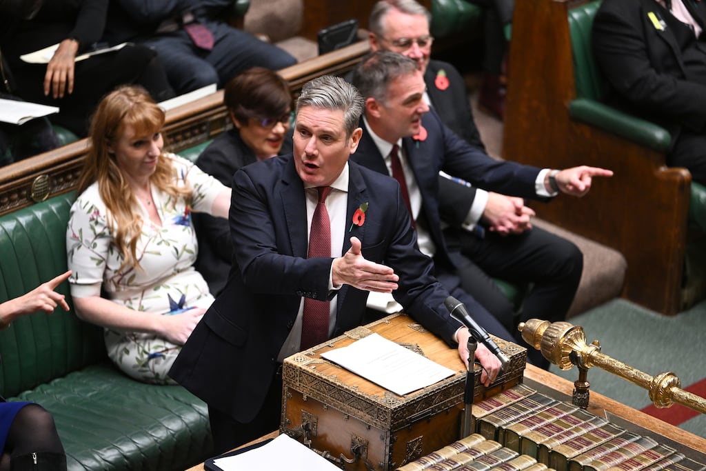 The UK's Brexit problem: even Labour leader Keir Starmer seems loath to mention it. Photograph: Andy Bailey/PA