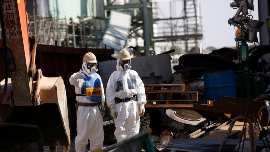 The operator of Japan’s wrecked Fukushima nuclear plant (above) said this evening there was no damage or spike in radiation levels at the station after a large earthquake struck in the ocean east of Japan. Photograph: Reuters