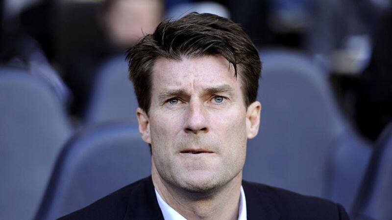 Swansea City manager Michael Laudrup insists he will be staying where he is. Photograph: Jonathan Brady/PA Wire