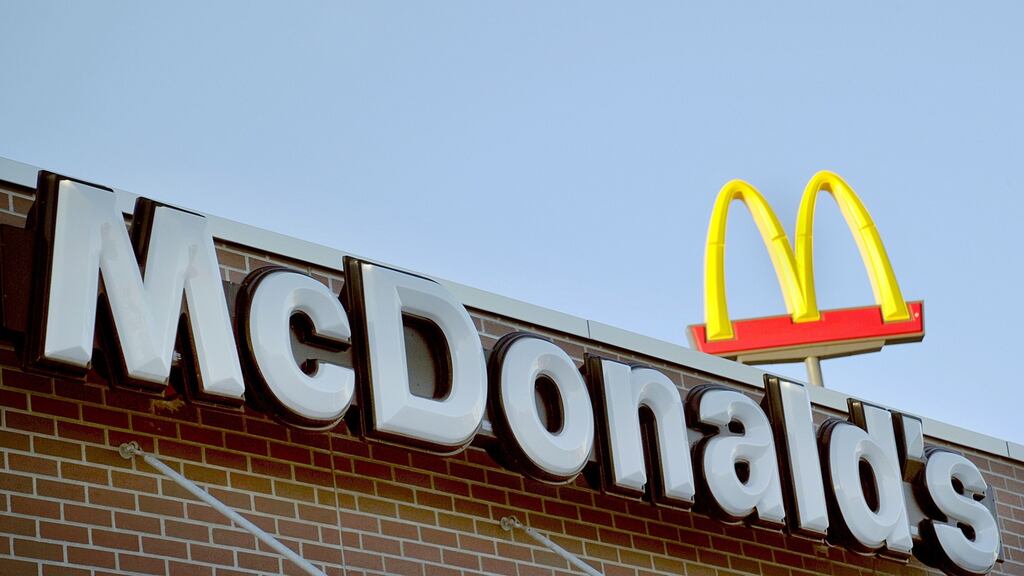 McDonald’s international sales increased 5.2 per cent for the quarter, led by strong performance in the UK, Australia and Canada. Photograph: Karen Bleier/AFP/Getty Images