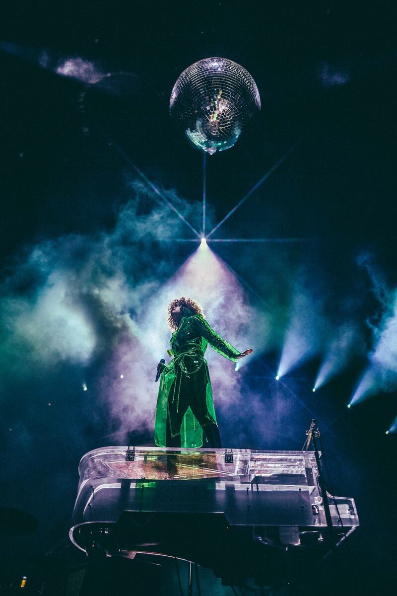 Arcade Fire in Dublin. Photograph: Ruth Medjber