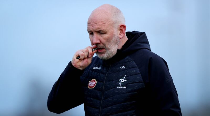 Kildare manager Glenn Ryan. Can he inspire Kildare to a better championship following a poor league campaign. Photograph: Ryan Byrne/Inpho
