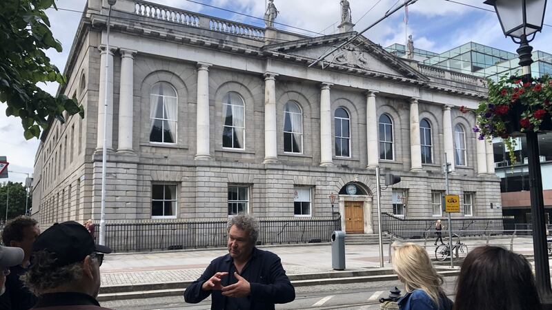 Digging Deep in Dublin – Frank McNally on a dingy alley’s exotic origins and the strange story of an artist who mailed himself