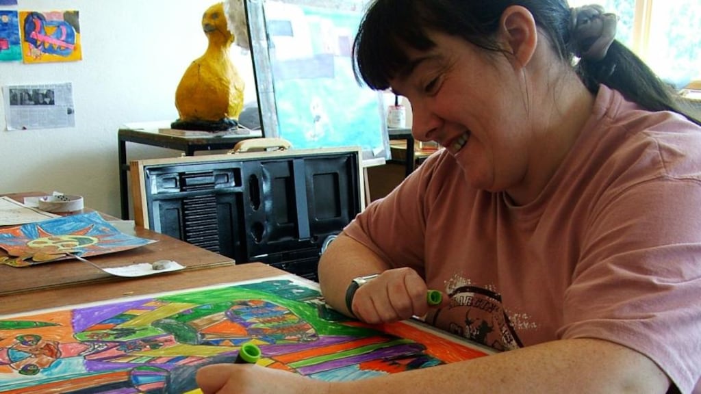 Sinéad Fahey at work