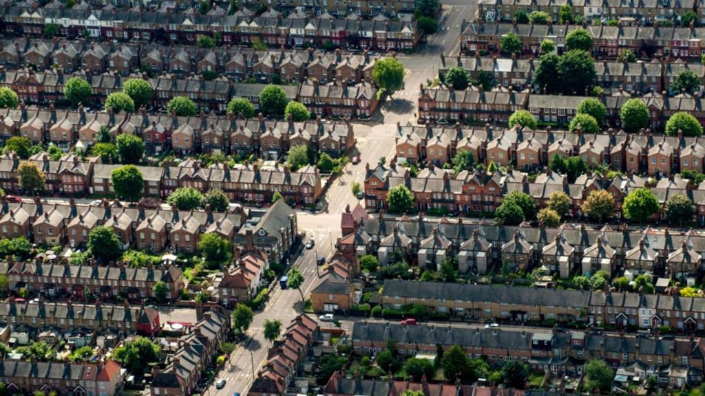 Muswell Hill, London. Annual house-price growth in London slowed to 4.3 per cent from 11.2 percent, the Office for National Statistics said on Tuesday