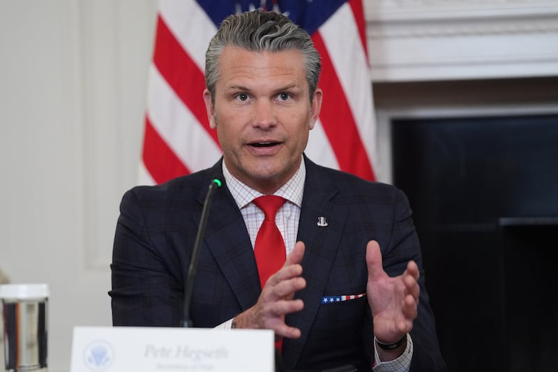 US defence secretary Pete Hegseth said 'narco terrorist smuggling drugs in our hemisphere' will be killed. Photograph: Evan Vucci/AP