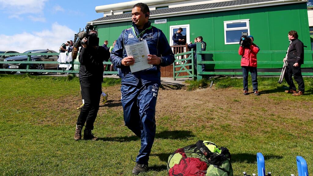 Connacht head coach Pat Lam has named his team to play Grenoble. Photograph: Donall Farmer/Inpho