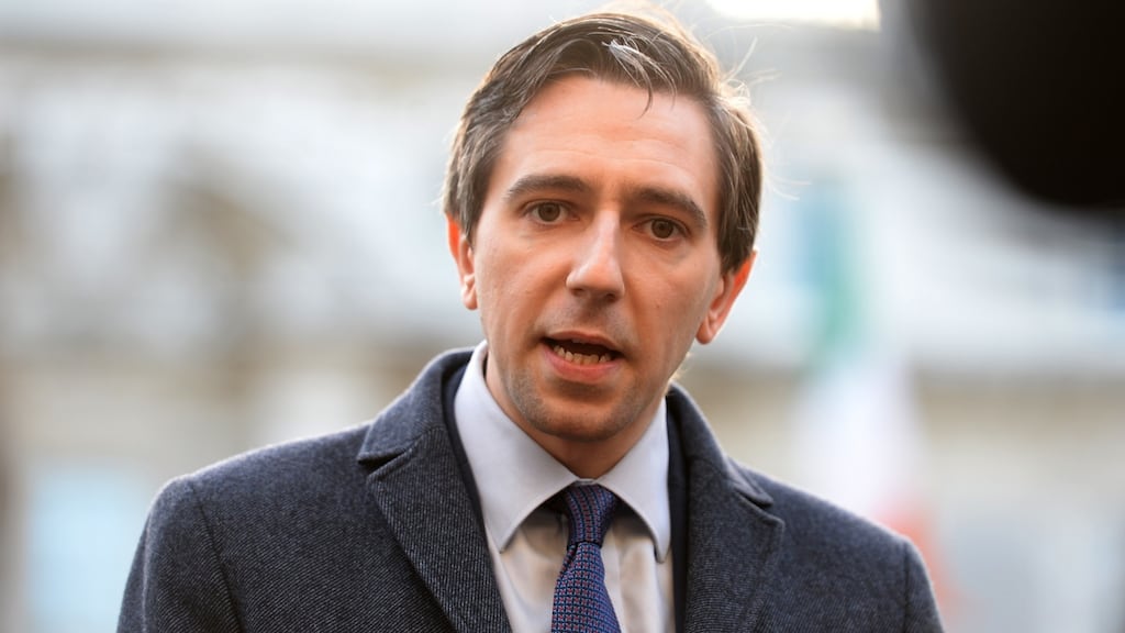 Simon Harris: he said the Government has set itself ambitious targets in the area of apprenticeships. Photograph: Dara Mac Donaill