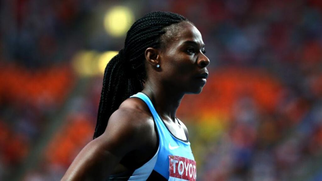 Amantle Montsho of Botswana: was expected to get on the podium in Glasgow, but was edged out by a Jamaican trio. Photograph: Mark Kolbe/Getty Images