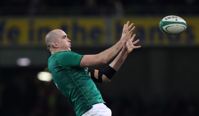 Devin Toner has been a near ever-present for Ireland in Joe Schmidt’s time in charge. Photograph: Billy Stickland/Inpho