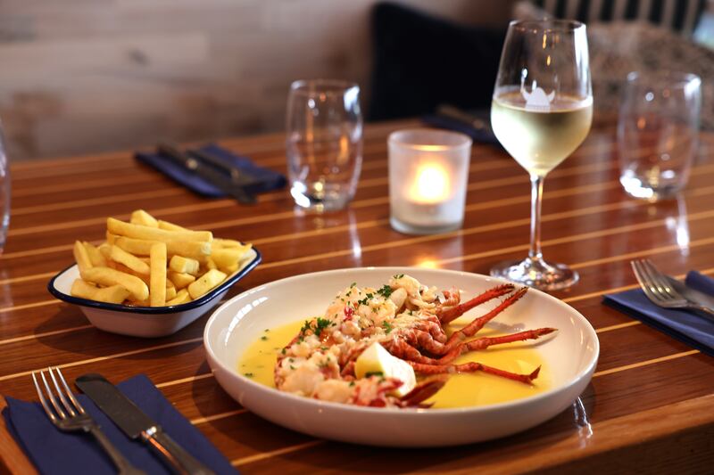 Fish is cooked with a minimum of fuss and all of the dishes come in two sizes to encourage sharing. Photograph: Dara Mac Dónaill