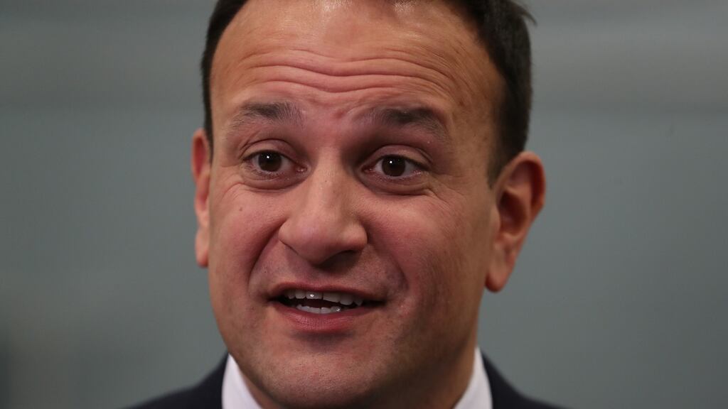 Leo Varadkar: In the Virgin TV debate he decided to wrong-foot Micheál Martin by making him an unexpected offer of Fine Gael support for a Fianna Fáil-led government. Photograph: Liam McBurney/PA