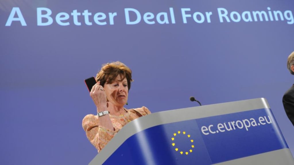 The EU announces cuts to roaming rates. Photograph: Getty