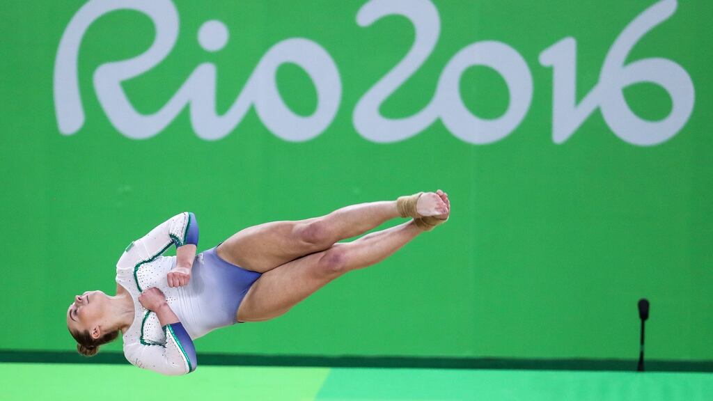 Ireland’s Ellis O’Reilly during her floor routine at Women’s Artistic Gymnastics Qualification during the 2016 Rio Olympic Games. Photo: Dan Sheridan/Inpho