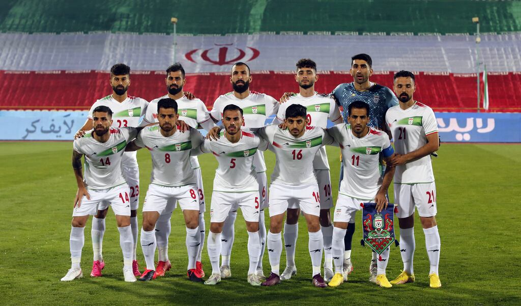 The Iranian side will be watched closely for signs of support for anti-government protests back home. Photograph: Abedin Taherkenareh/EPA