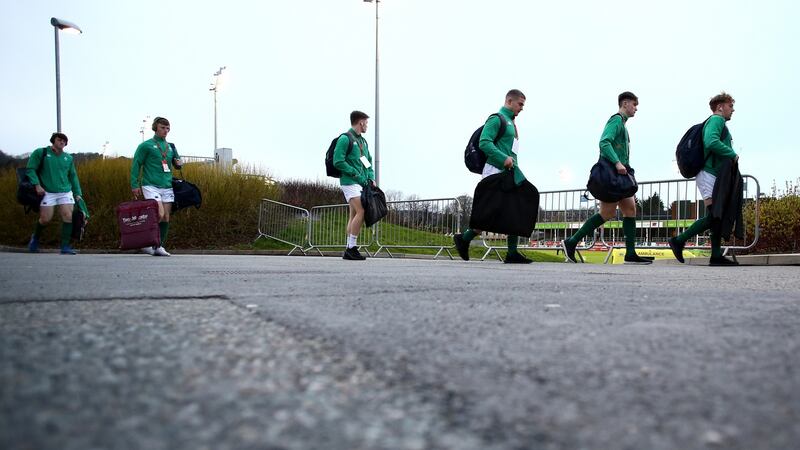 The players arrive ahead of the Wales match.