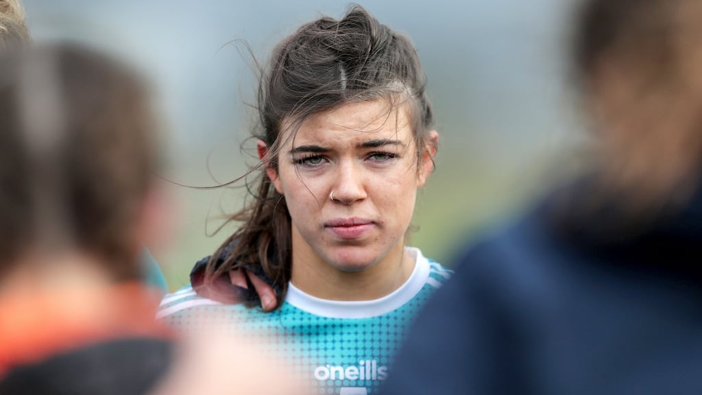 Dublin defender Emma O’Byrne: ‘We’re just focusing on keeping the right measures.’ Photograph: Laszlo Geczo/Inpho