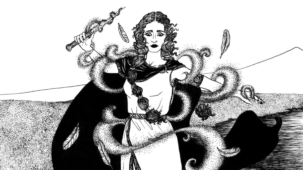 Karen Vaughan image from Deirdre Sullivan’s Savage Her Reply