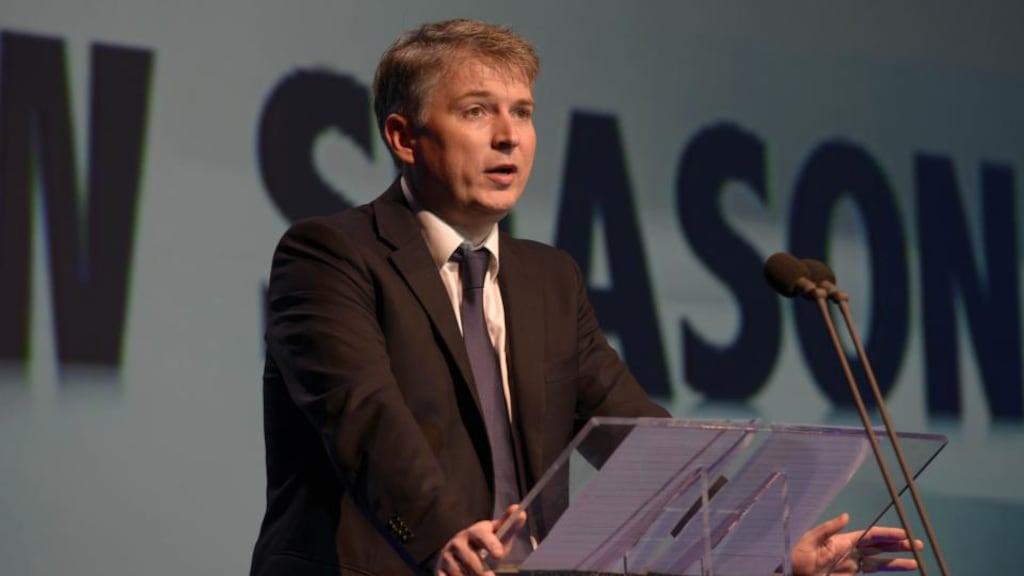 Steve Carson who is leaving RTÉ Television to take up a new role with the BBC. Photograph: Brenda Fitzsimons/The Irish Times