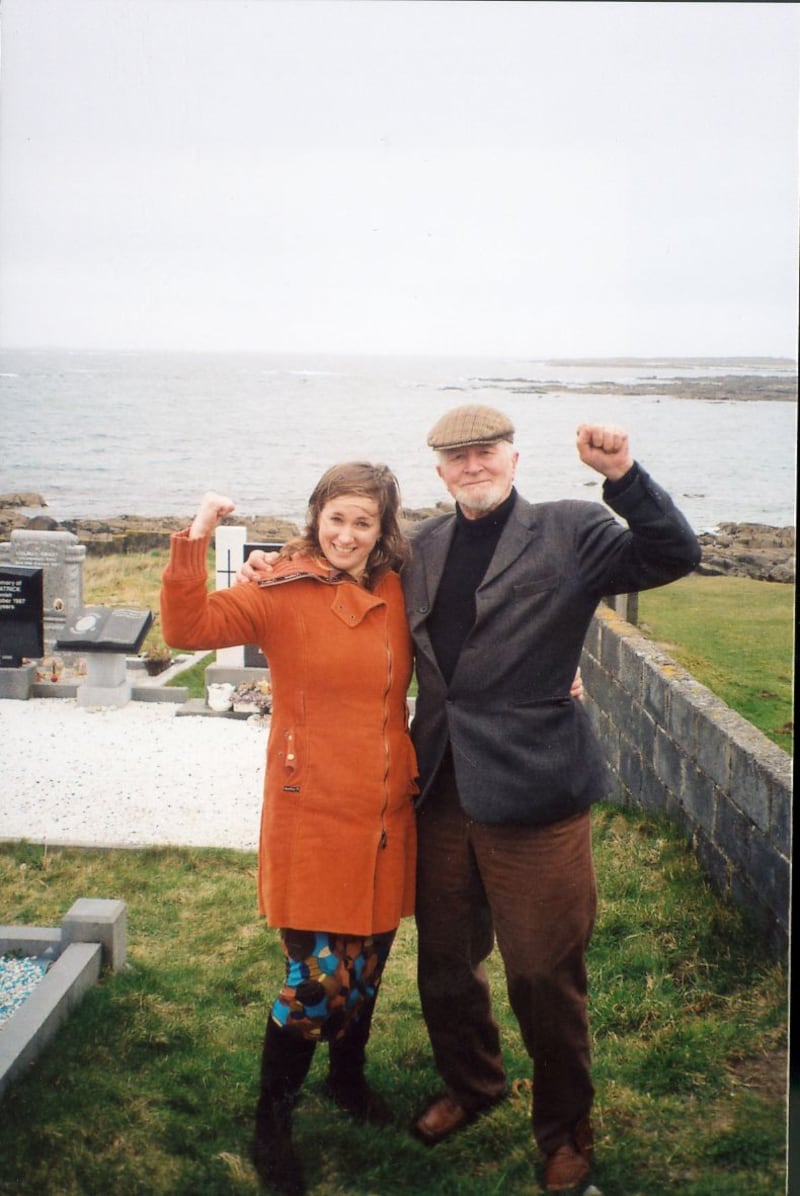 Desmond Fennell and his daughter Kate