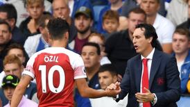 Unai Emery denies training-ground row with Mesut Ozil