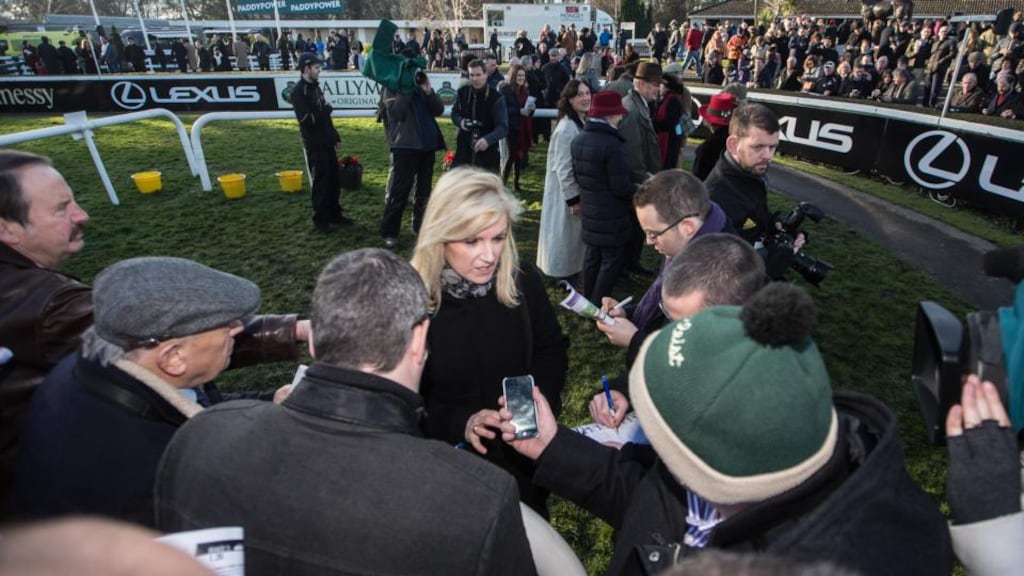 Trainer Liz Doyle’s Cheltenham hopes were shattered with the loss of Le Vent D’Antan at Leopardstown on Sunday, but she has an able deputy in Kauto Grand Mogul. Photograph: James Crombie/INPHO