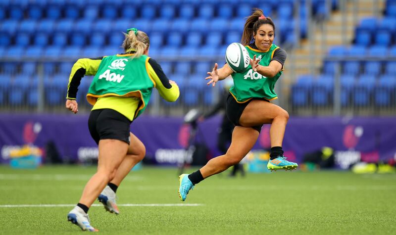 Naoupu comes off as a selfless person on and off the pitch. Photograph: Ryan Byrne/Inpho