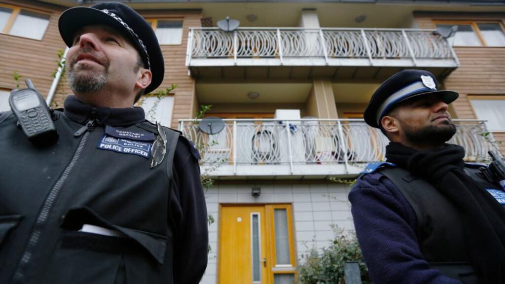 The house at Peckford Place in Brixton, London, where three women were allegedly kept as slaves for more than 30 years. Photograph: Luke MacGregor/Reuters