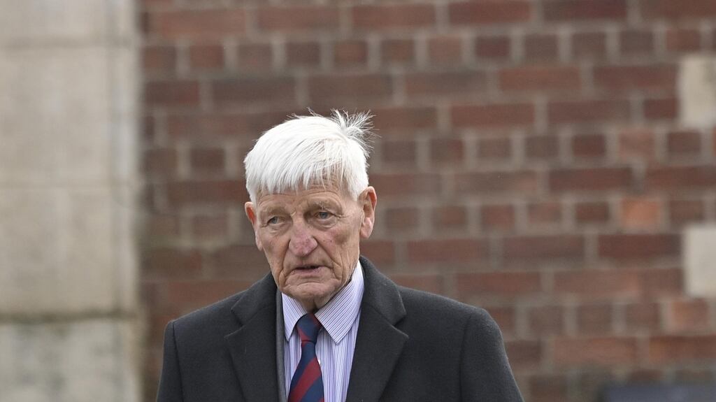 Dennis Hutchings arriving at Laganside Courts, Belfast, on October 8th, 2021. File photograph: Mark Marlow/PA Wire