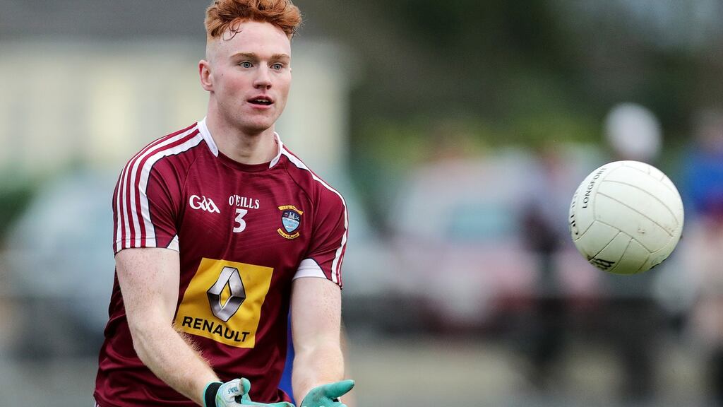 Ronan Wallace: features in a vigilant and effective Westmeath defence. Photograph: Laszlo Ceczo/Inpho