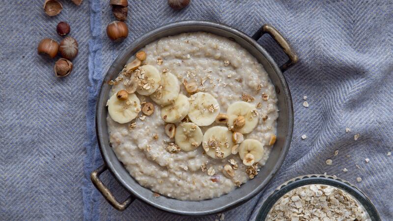 Ross Lewis’s Creamy porridge with hazelnut, banana and toasted oatmeal