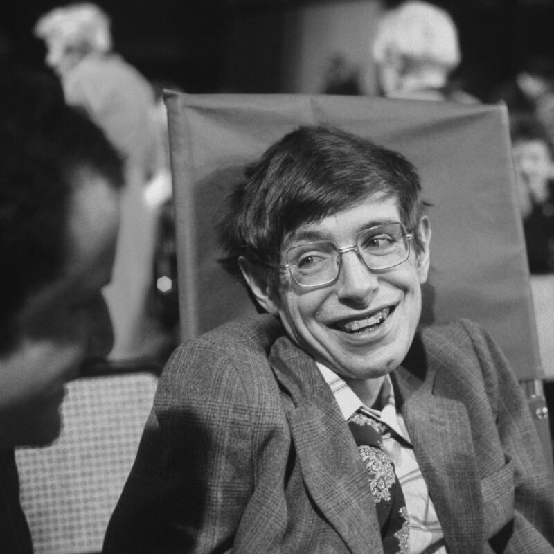 Stephen Hawking in 1979. Photograph: Santi Visalli/Getty