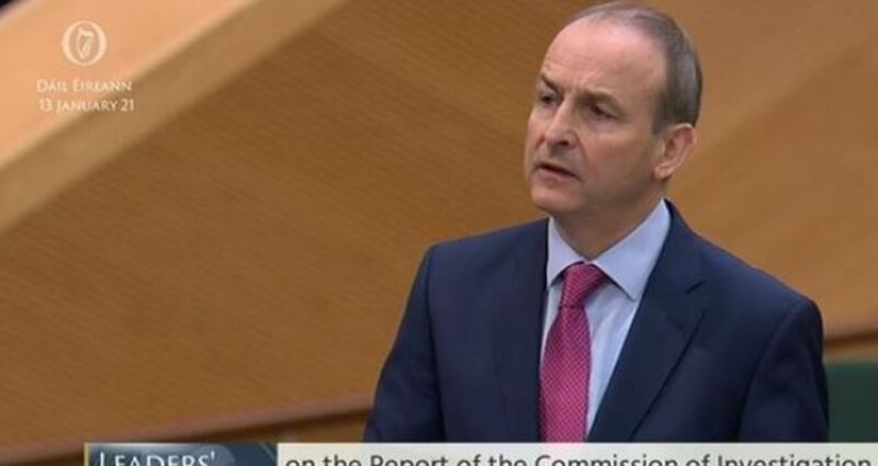 Taoiseach Micheál Martin apologising on behalf of the State. Fianna Fáil bent to the will of the Church at seismic moments to allow Catholic dogma to supersede all else