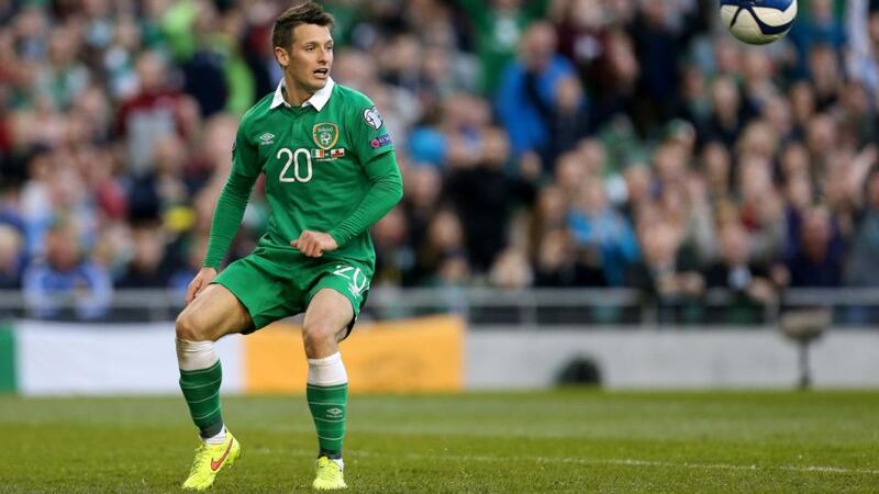 Ireland’s Wes Hoolahan in action against Gilbraltar earlier this month. Photograph: Ryan Byrne / Inpho