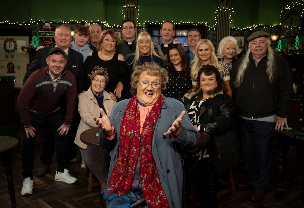 Mrs Brown's Boys Christmas Special: the wit is as desiccated as a turkey left too long in the oven. Photograph: Graeme Hunter/RTÉ/BBC